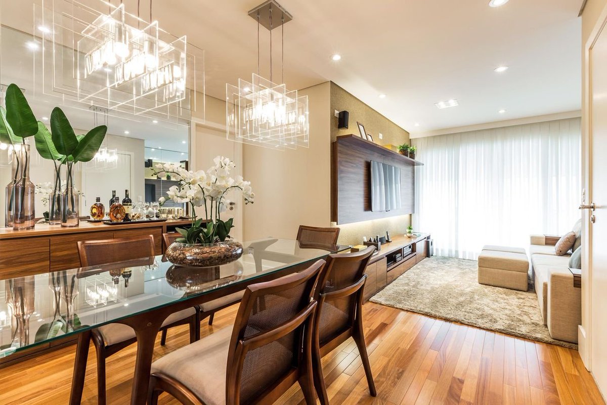 VivaDecora's tweet photo. Que tal um jantar em uma sala como essa? Destaque para os pendentes em vidro! Projeto: BR Arq&amp;Design #design #instadecor #decoração https://t.co/DZbw4zAyHo