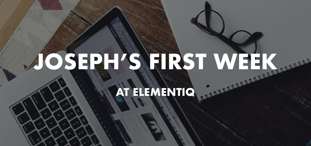 Element_IQ's tweet photo. Check out Joseph's transition into the tech industry! #internship #firstweek #ElementIQ
https://t.co/yyODMuFseN by @element_iq https://t.co/OcB1ZpTNYJ