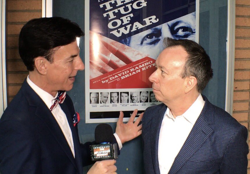 talkblogguy's tweet photo. #TheHollywoodMoment visits @Rambopolitan @LATheatreWorks talk #WorldPremiere #TheTugofWar @WillonTNT @TheActorsFund #TonyParty & #Birthday https://t.co/OLSe4rVaqq