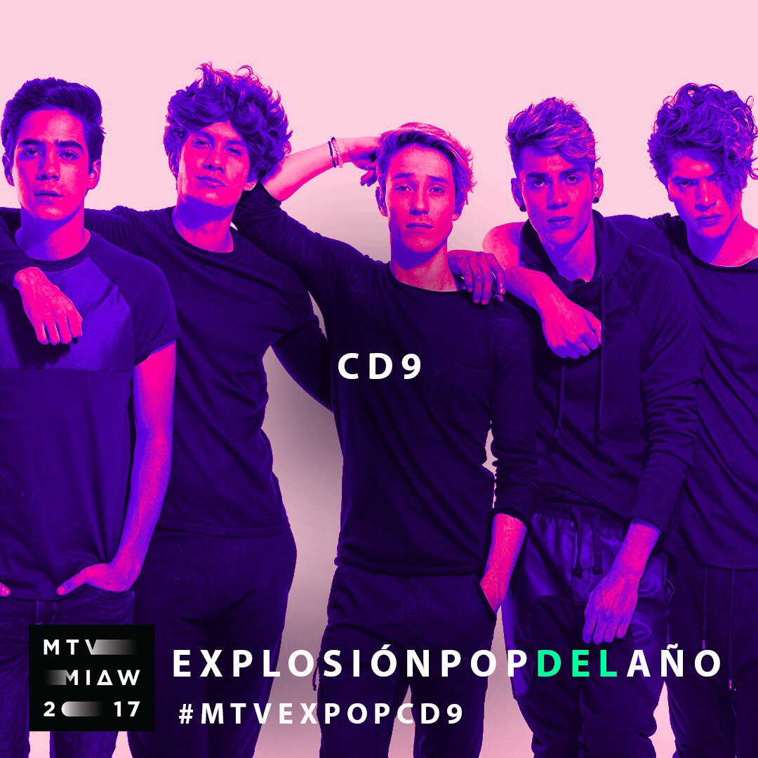 ¡Los chicos de <a href="/CD9/">CD9</a> podrían ganar Explosión Pop del año! 😱 ¡Vota las veces que quieras con los HT #MTVEXPOPCD9 + #PremiosMTVMIAW! 🙌🏼  <a href="/MTVLA/">MTVLA</a>