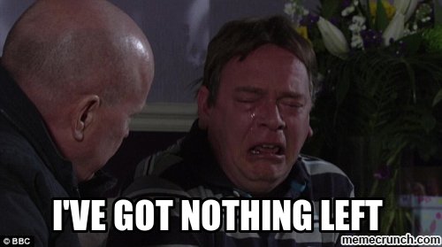 Checking your bank balance after 3 days raving like...