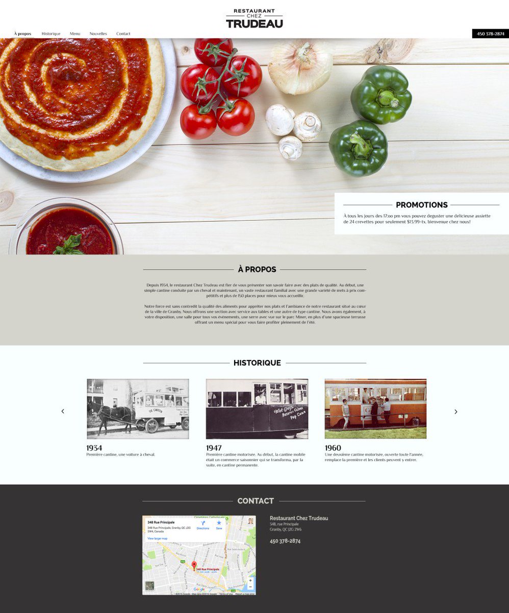 ze_Steph666's tweet photo. Lancement du site Restaurant Chez Trudeau https://t.co/d3pF8tJVxX https://t.co/SFCiZwlvd8