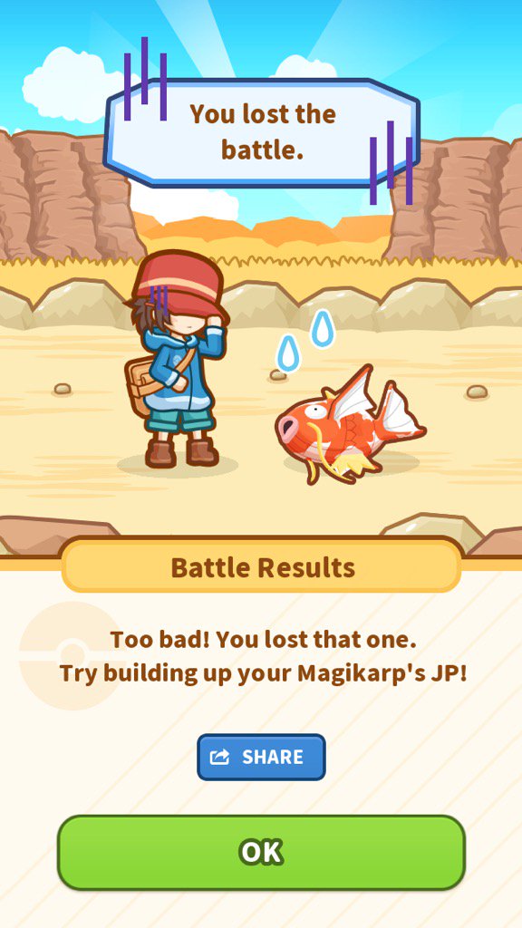 randallmeyer's tweet photo. My poor Magikarp 4 jumped up
26.03 m...
but still lost. #Magikarp https://t.co/wBUlO4urOu https://t.co/tRIutZO53B