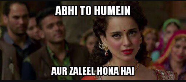 Image result for abhi to humein aur zaleel hona ha