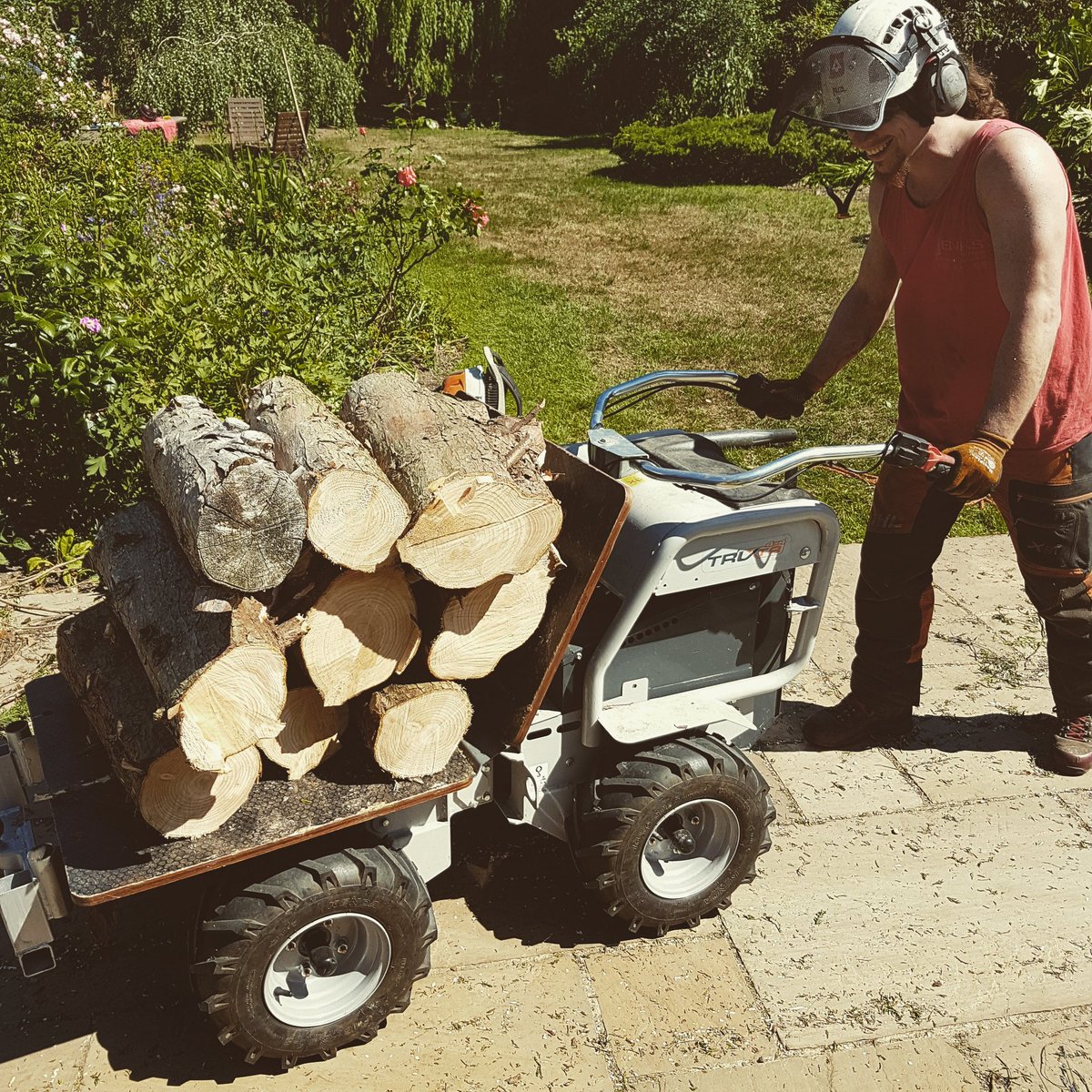 JenksWokingham's tweet photo. Loved having the power barrow on a large site last week!

#worksmarternotharder #arborist #Buckinghamshire #Berkshire https://t.co/zEGHkSRkTj