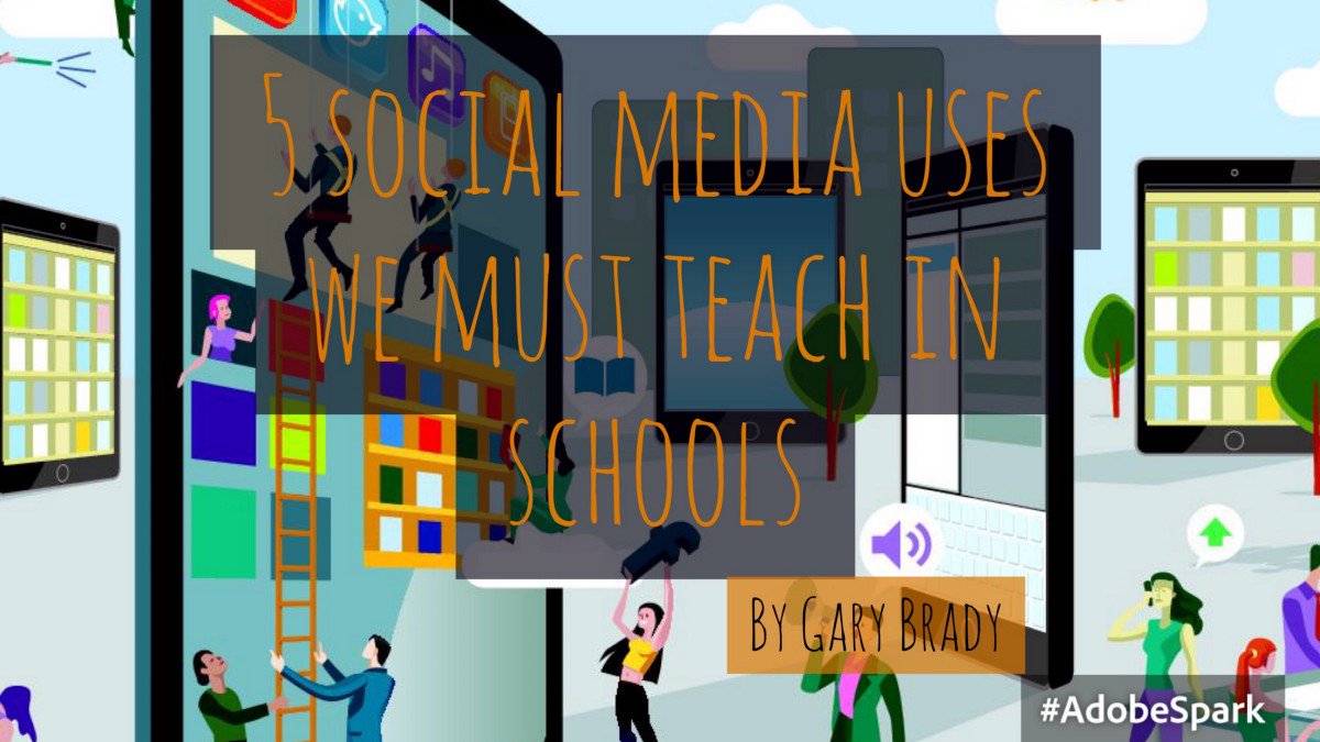 CCampus1's tweet photo. 5 social media uses we must teach in schools – Digital Learning – Medium https://t.co/3XttTTg932 https://t.co/UJTiiFV7Mp