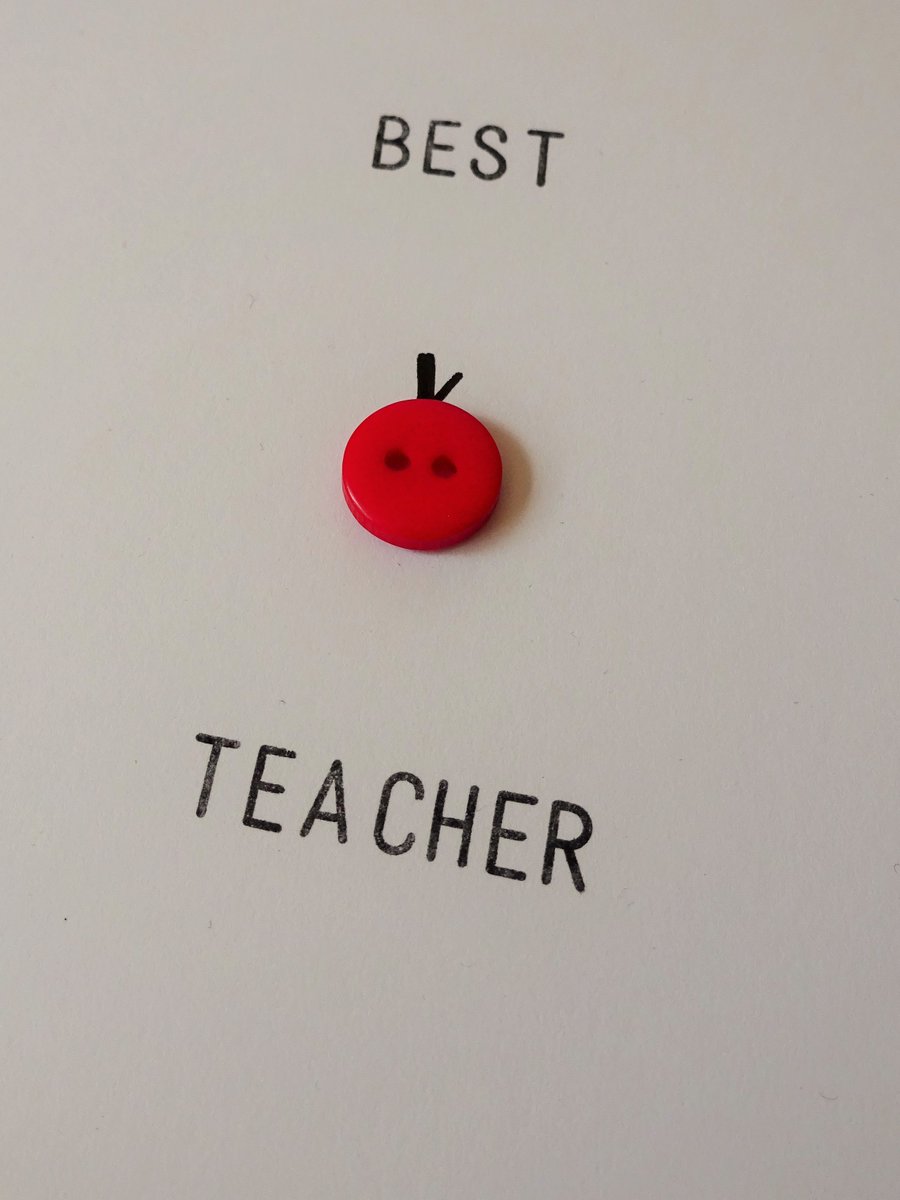 madebyauntsal's tweet photo. Best Teacher https://t.co/p50Rqou4Bb Schools nearly out for Summer @CraftBuzz #craftuzz #bestteacher #schoolsout #endofterm #thankssir https://t.co/2FDXOXQxVh