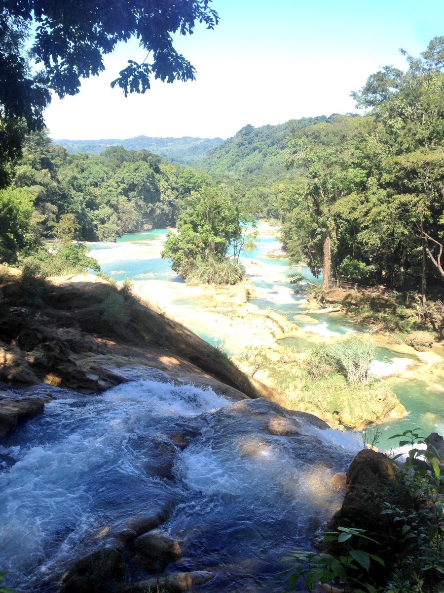 soultripviaje's tweet photo. Agua azul " Chiapas" México. Increíble mágico tengo algunas cosas que te pueden servir en tu viaje por México ! Pregunta .. https://t.co/M0X8ZHJ8ff