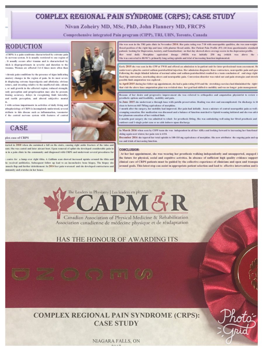 Nivanzoheiry's tweet photo. #capmr2017
We got the award for the second place for our "Complex regional pain syndrome case study" https://t.co/hqGG55FXWP