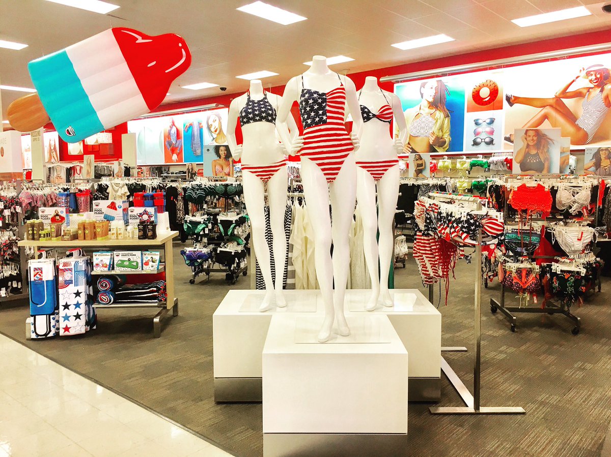 targetstylevml's tweet photo. Revamped our swim section with the help of @jessours! 👙#targetstyle #targetswim #americana https://t.co/uDvZ95Qiw9