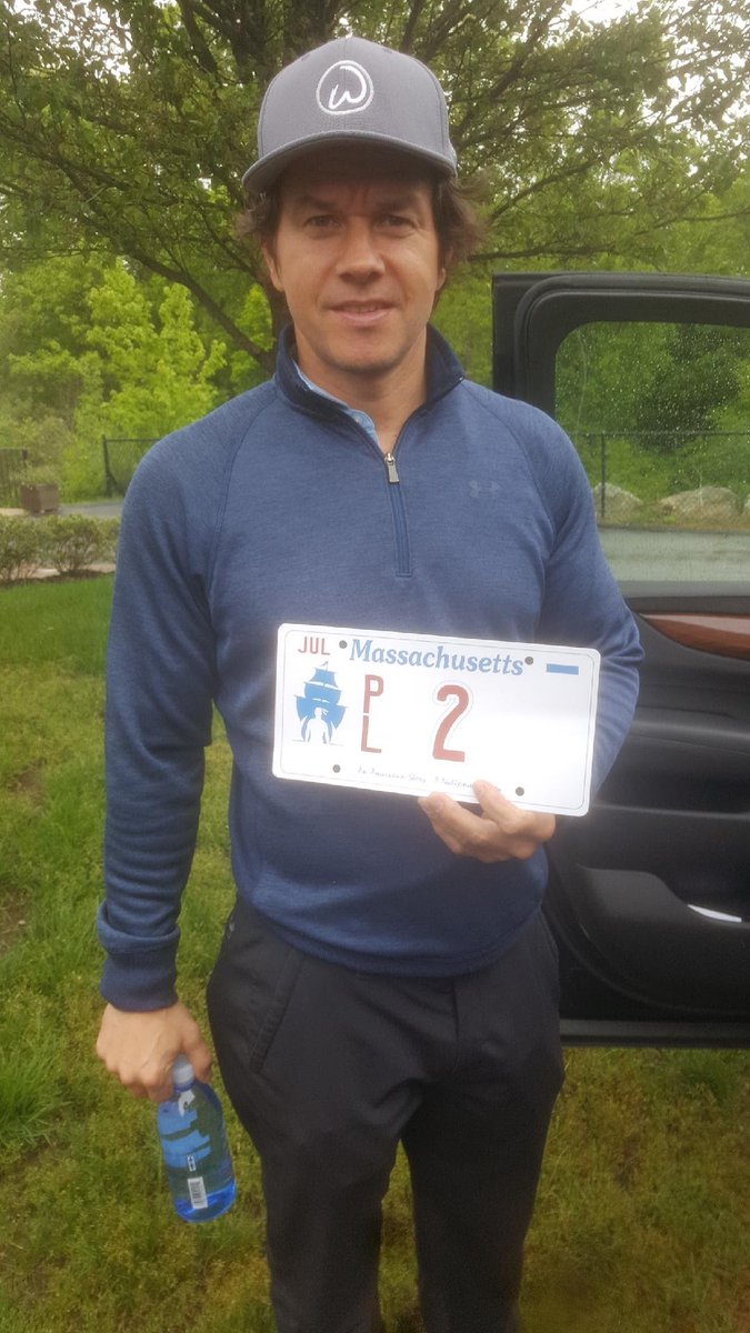 Plymouth_400's tweet photo. Hey #MarkWahlberg, TY for helping us spread the word about our license plate, which supports the 2020 anniversary! https://t.co/deoiQIp7A4 https://t.co/TWqLRmsFFN