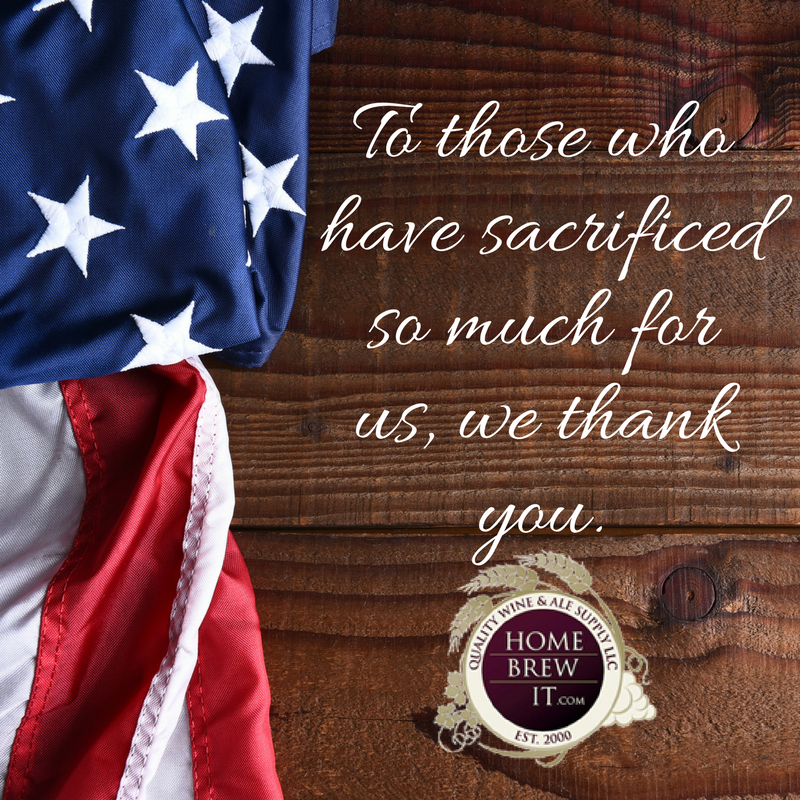 HomeBrewIt's tweet photo. As you enjoy your family, friends, and freedom today, take a moment to think about those who have sacrificed to afford us our freedom. https://t.co/RTEmFW3Os3