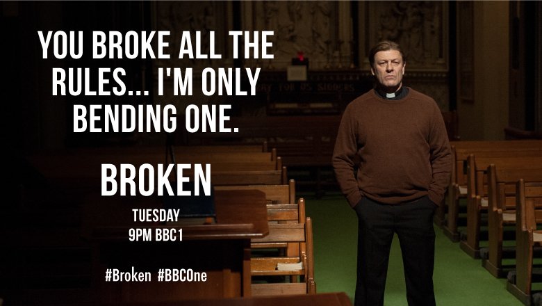 LAProductionsUK's tweet photo. Donβt miss #Broken, tomorrow on #BBCOne at 9pm https://t.co/uTZje4ADx0