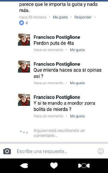 GonzaaSolis's tweet photo. @GateteCabreado @vKroozt @nnegry Es que el chabon este lo vive haciendo, aca tengo una captura de como insulto a una amiga. https://t.co/GKMl7hiaUw