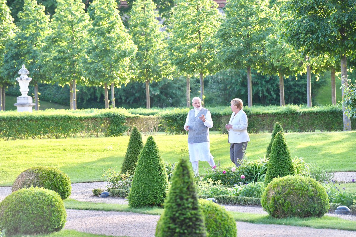 Had a very good interaction with Chancellor Merkel.
