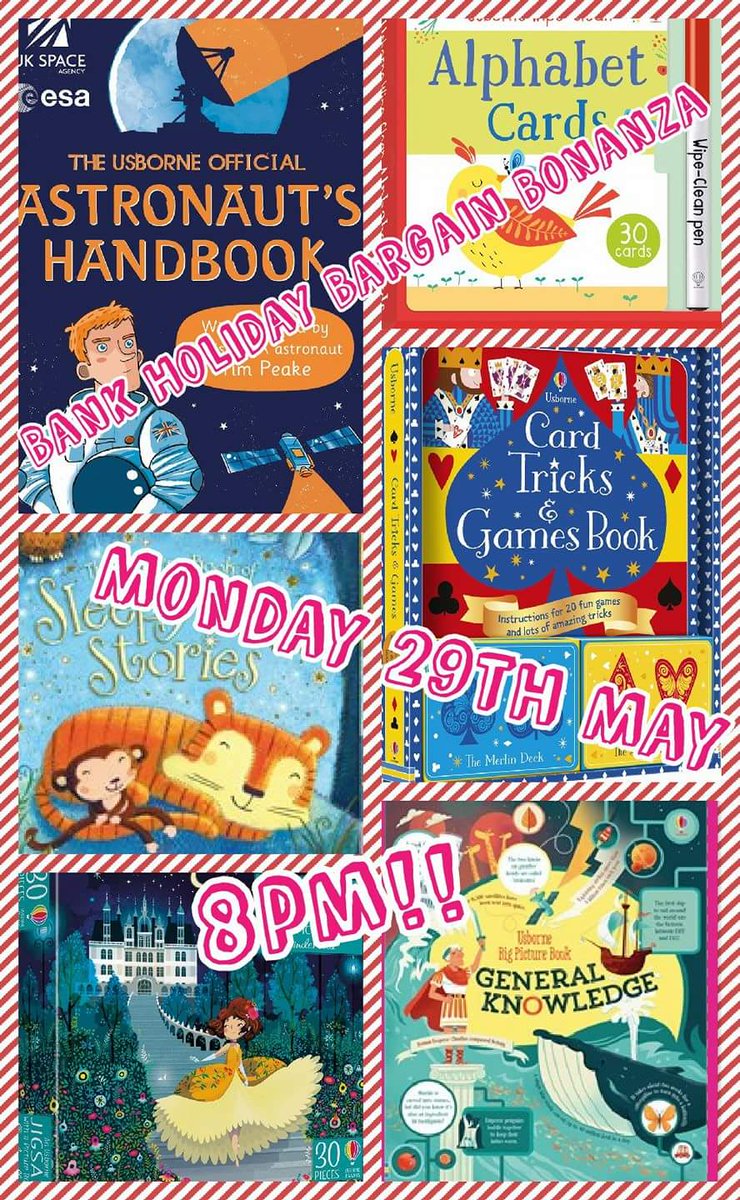 NicbBooks's tweet photo. Head over to my #facebook page for some #sales #shopping. #usborne #books #schoolhols #kids #discount #reading #learning #education #read https://t.co/F2jgGhXCwJ