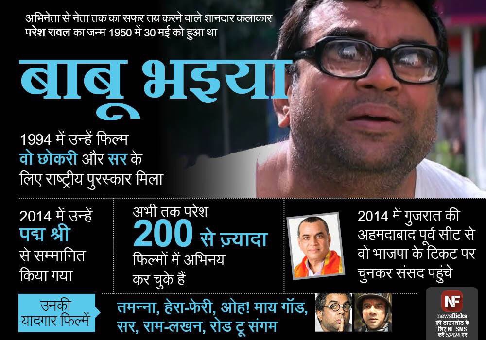 Wishing Happy Birthday ACTOR Paresh Rawal !! !!!! 