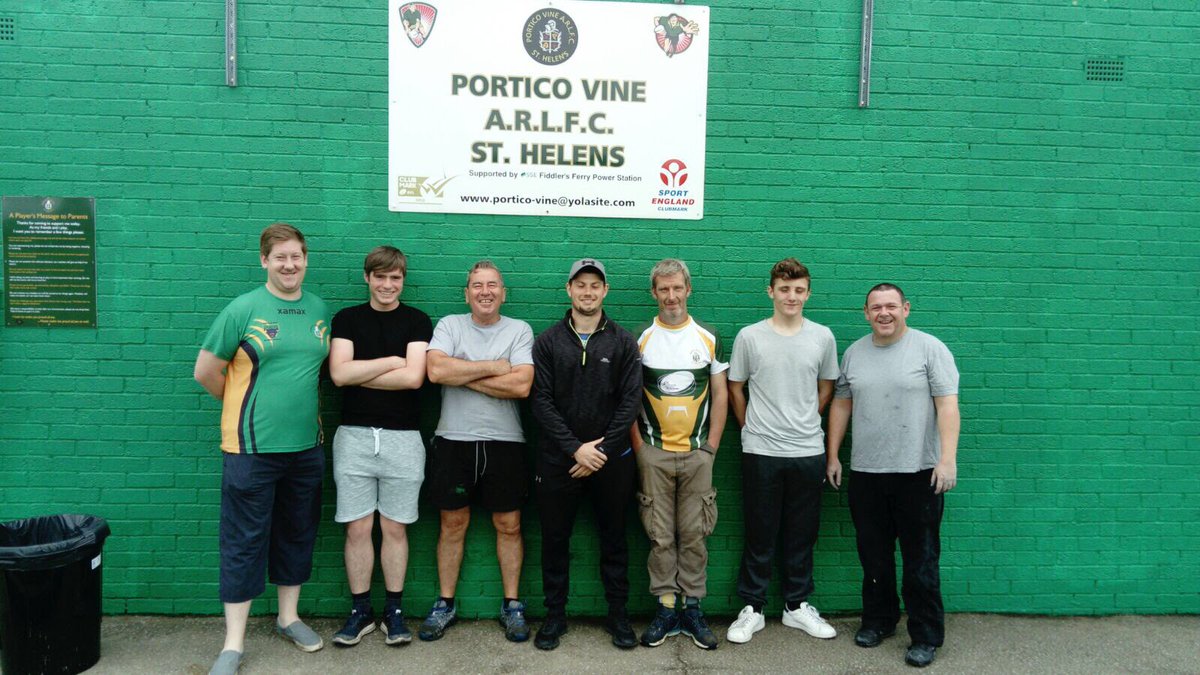 Sunday team to complete the finishing touches <a href="/GiveBackRL/">givebacktoyourclub</a>