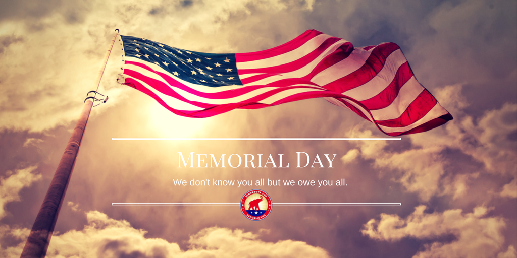Honoring those who made the ultimate sacrifice. #MemorialDay #goldstarfamilies #MN02