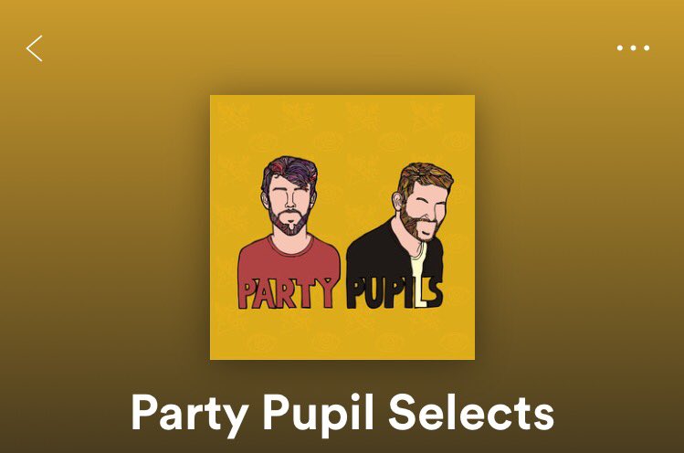 PartyPupils's tweet photo. Finally put together a @Spotify playlist of a whole bunch of our favorite tunes &amp; artists. Will be updating weekly.

https://t.co/oitrwThjk1 https://t.co/zGrL8XbBnd
