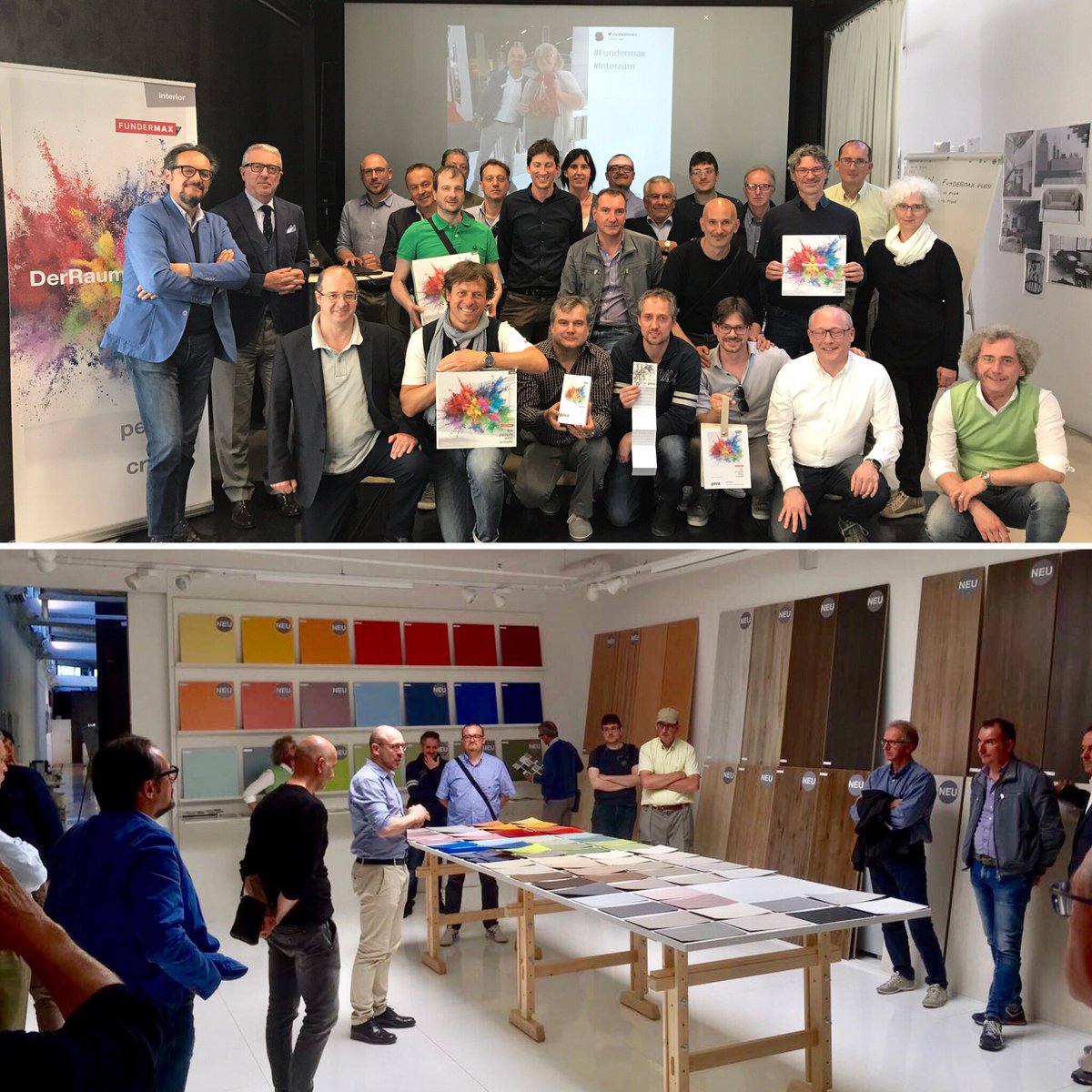 paolo_fundermax's tweet photo. #fundermax was pleased to welcome Piva company at FunderMax show:room in Sankt Veit. Strong partnership for a great future together! https://t.co/kvxzWCLBoi