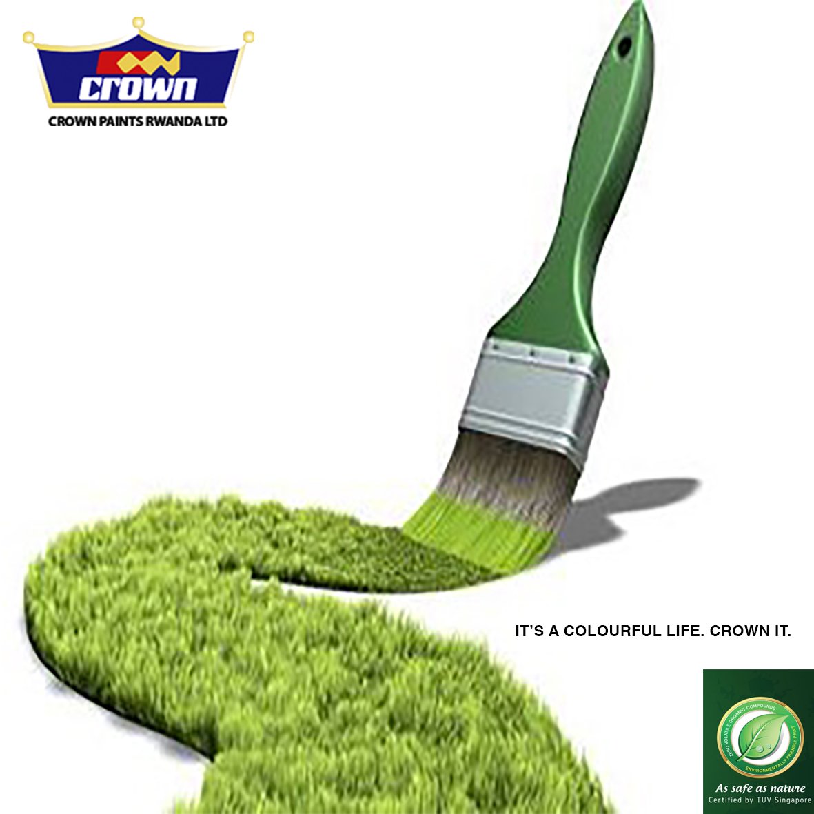 crownpaintsrw's tweet photo. If you're ready to join the green revolution use Crown #ZeroVOC #Paints! They're not only the best quality but also pocket friendly. #RwOT https://t.co/EGaF7pQlK3