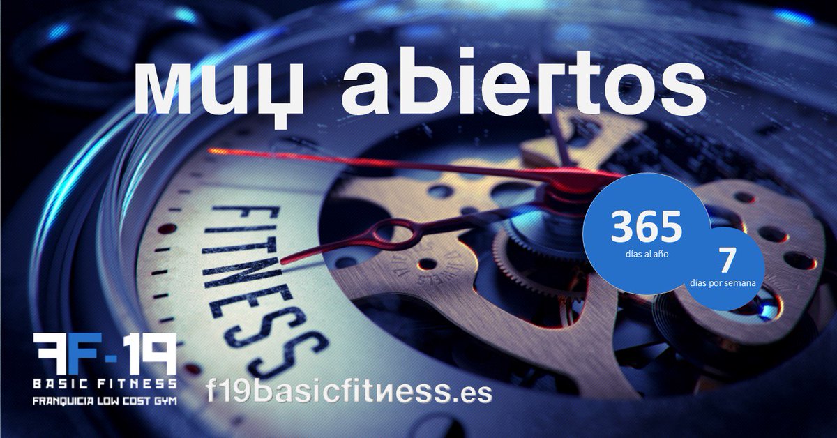 F19BASICFITNESS's tweet photo. Te gusta nuestra nueva imagen?? Abiertos a todas horas! #gymtime #gymvirtual #open365 #gimnasio #lowcost #Madrid #f19basicfitness https://t.co/Ak7Znk5jBo