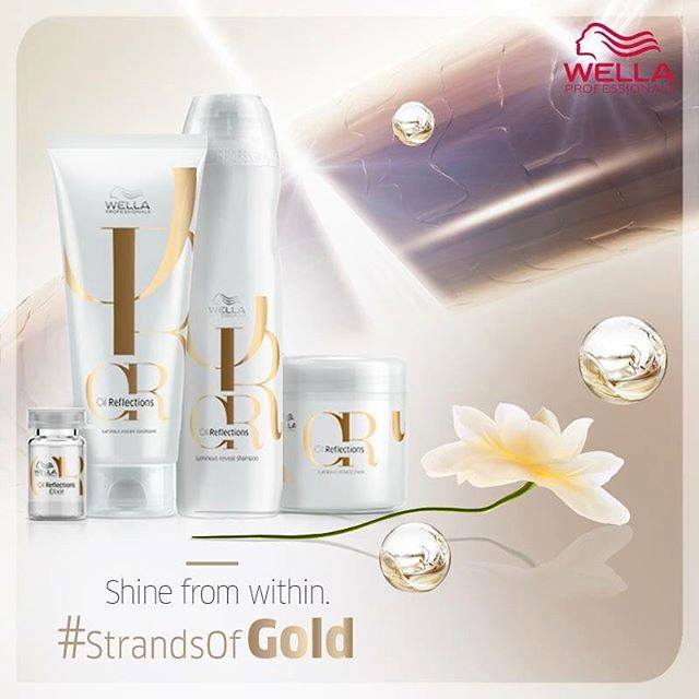 WellaProSA's tweet photo. Transform your hair! Try the new line oil reflections. #wellaprofessionals around you! 

#Strandsofgold #Oilreflections #Perfecthair https://t.co/qk4GZA794t