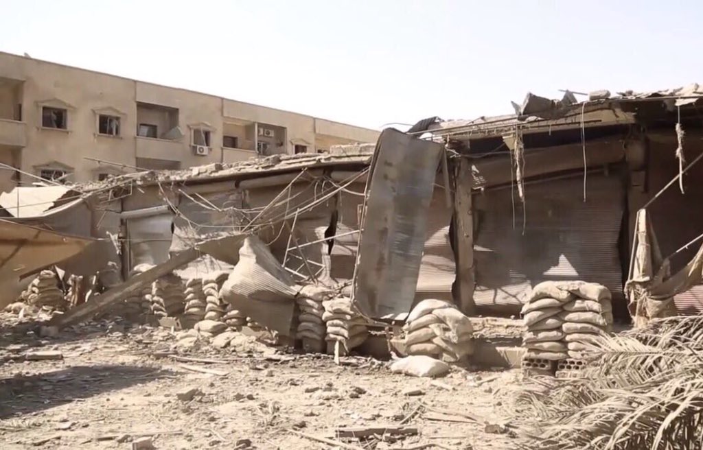spqr_xxi's tweet photo. The result of #US coalition bombing of #Syria's #Raqqa.The town is full of civilians.
#HolocaustRaqqa #SaveRaqqa https://t.co/DmquaVOFow