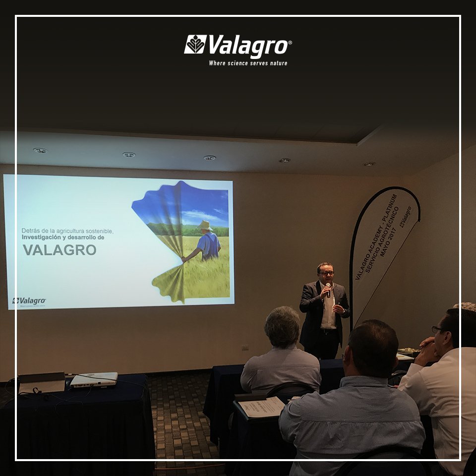 SyngentaBiolog's tweet photo. Arguing about #GeaPower, our exclusive technology platform, during the meeting of the #Valagro Academy in Mexico. #biostimulants https://t.co/JSpRM9Ql7v