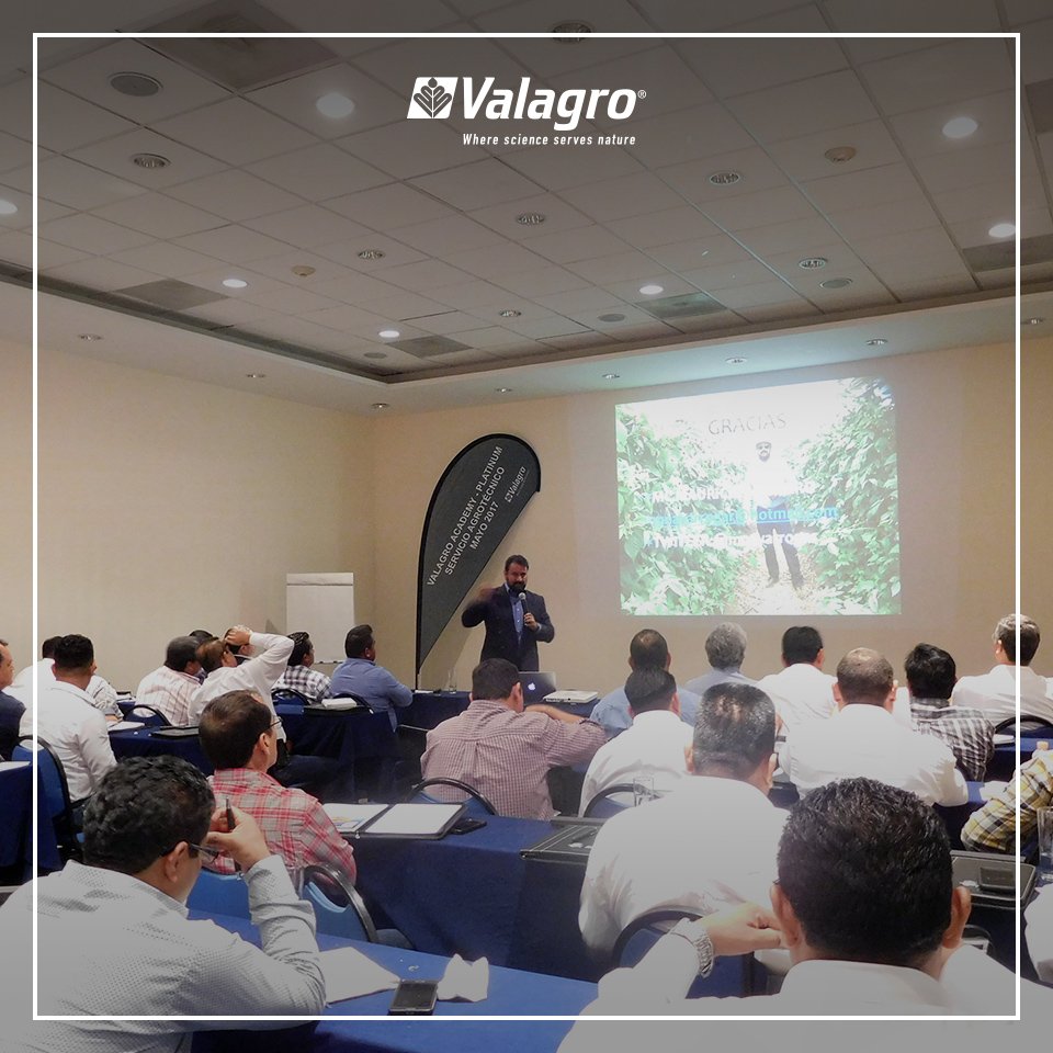 SyngentaBiolog's tweet photo. Arguing about #GeaPower, our exclusive technology platform, during the meeting of the #Valagro Academy in Mexico. #biostimulants https://t.co/JSpRM9Ql7v