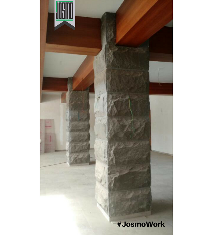 josmostudio's tweet photo. Part of the material #Innovation we're working on is this artificial #Stone cladding, which looks like stone but is much lighter. #JosmoWork https://t.co/KmgfnBNQJg