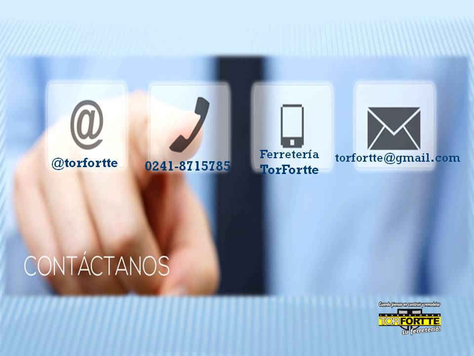 TorFortte's tweet image. Pensando siempre en su mayor comodidad
Podemos atenderle por aca,
tambien en Instagram
Facebook, Telf.02418715785
email: torfortte@gmail.com