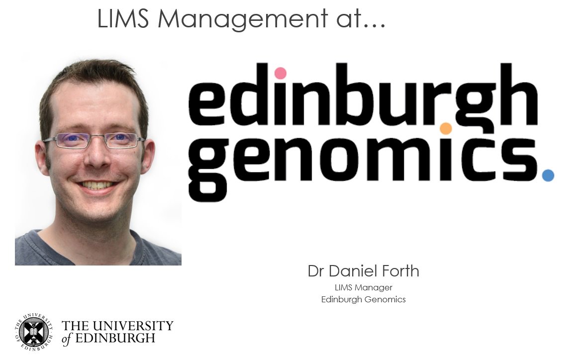 edgenome's tweet photo. LIMS Manager, Dan Forth, presents this week at the Illumina BaseSpace Summit in Copenhagen 31st May to 1st June  #BaseSpaceSuite #ILMNUGM https://t.co/uvRWKMBkZK