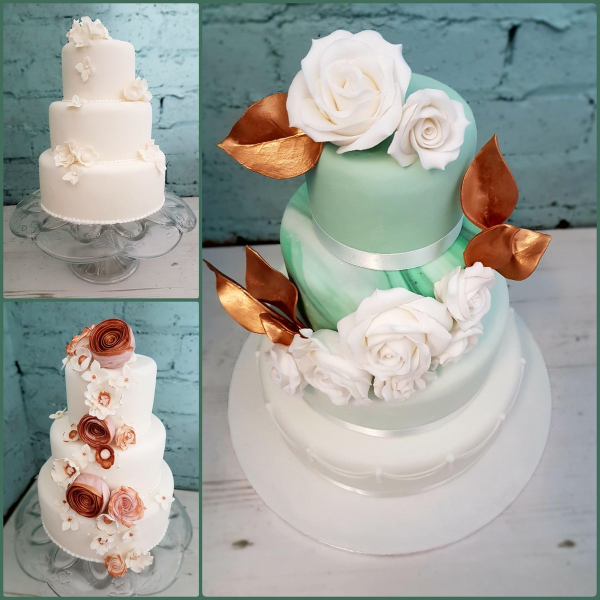 Edincakeparlour's tweet photo. We are in full #weddingmode here at the #edinburghcakeparlour hope you are enjoying your #bankholidaymonday 
#weddingcakes #edinburghcakes https://t.co/x2lB4XY00O