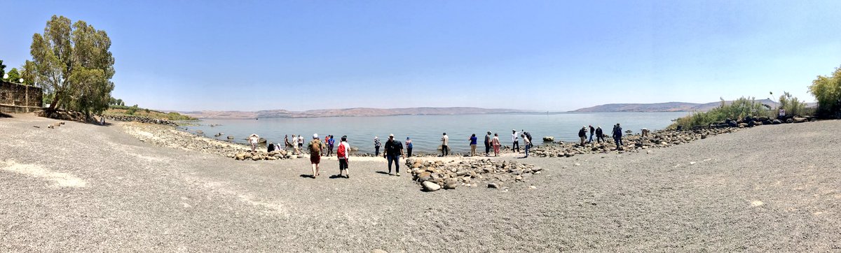 SYM_GBR's tweet photo. Boat trip on the Sea of Galilee and visit to the place of the primacy of St Peter... https://t.co/yB2XUsIcWi