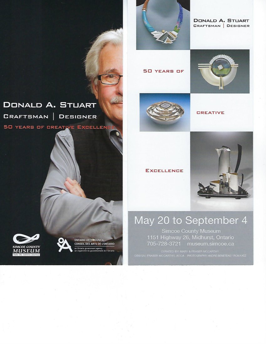 rca_arts's tweet photo. Visit @simcoecountyMUS &amp; see Artist #DonaldStuart one of Canada’s leading gold/silversmiths retrospective thru Sept. 4, 2017. https://t.co/rEhctEF0oj