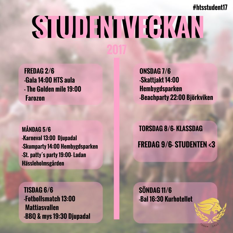 HtsElevkr's tweet photo. På fredag börjar det vi alla väntat på!!🌟💛🍋✨ https://t.co/9RA4gHugCS