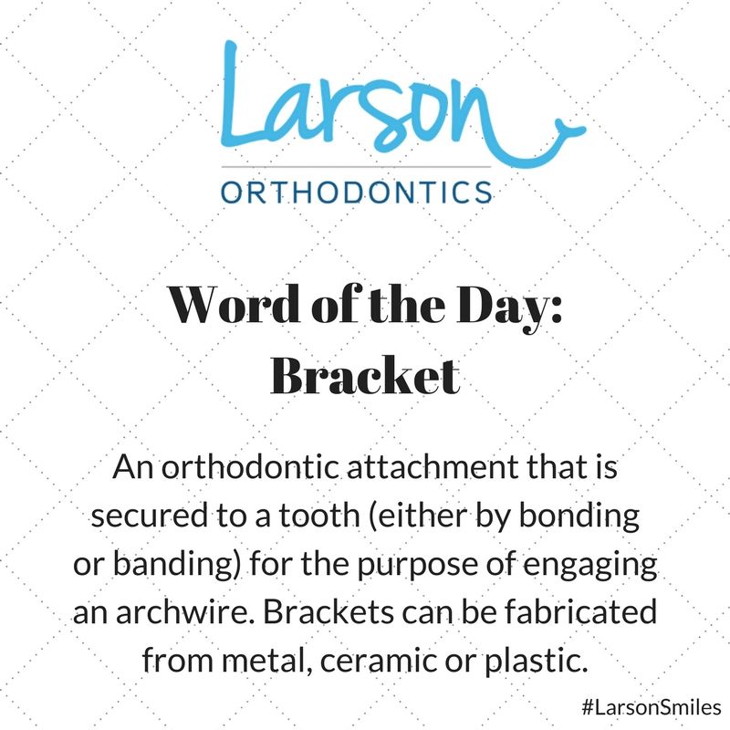 smilesbyLarson's tweet photo. Larson's Word of the Day: Bracket
#LarsonOrtho #LarsonSmiles #Ortho #DentalAssistant #Braces #Smile #Orthodontist #Dentist #picoftheday https://t.co/TNRpFpe9Uo