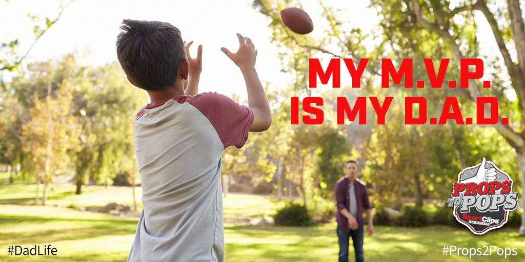 SportClips's tweet photo. Sport Clips salutes Dad this Father's Day. Win cool prizes from @mancrates. https://t.co/chp3Gv7lmW #props2pops #dadlife #mvpexperience https://t.co/gJ6Zdfailq