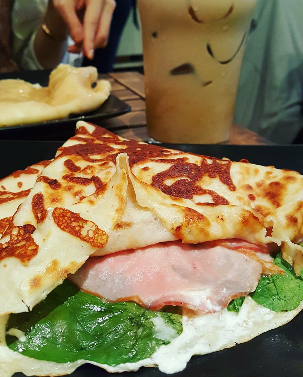 What’s for lunch today? We’re thinking: Indulgence. Krepesz Cafe &amp; Bar #WithGrabb| 📷: <a href="/torontofood_gal/">Torontofood_gal</a>