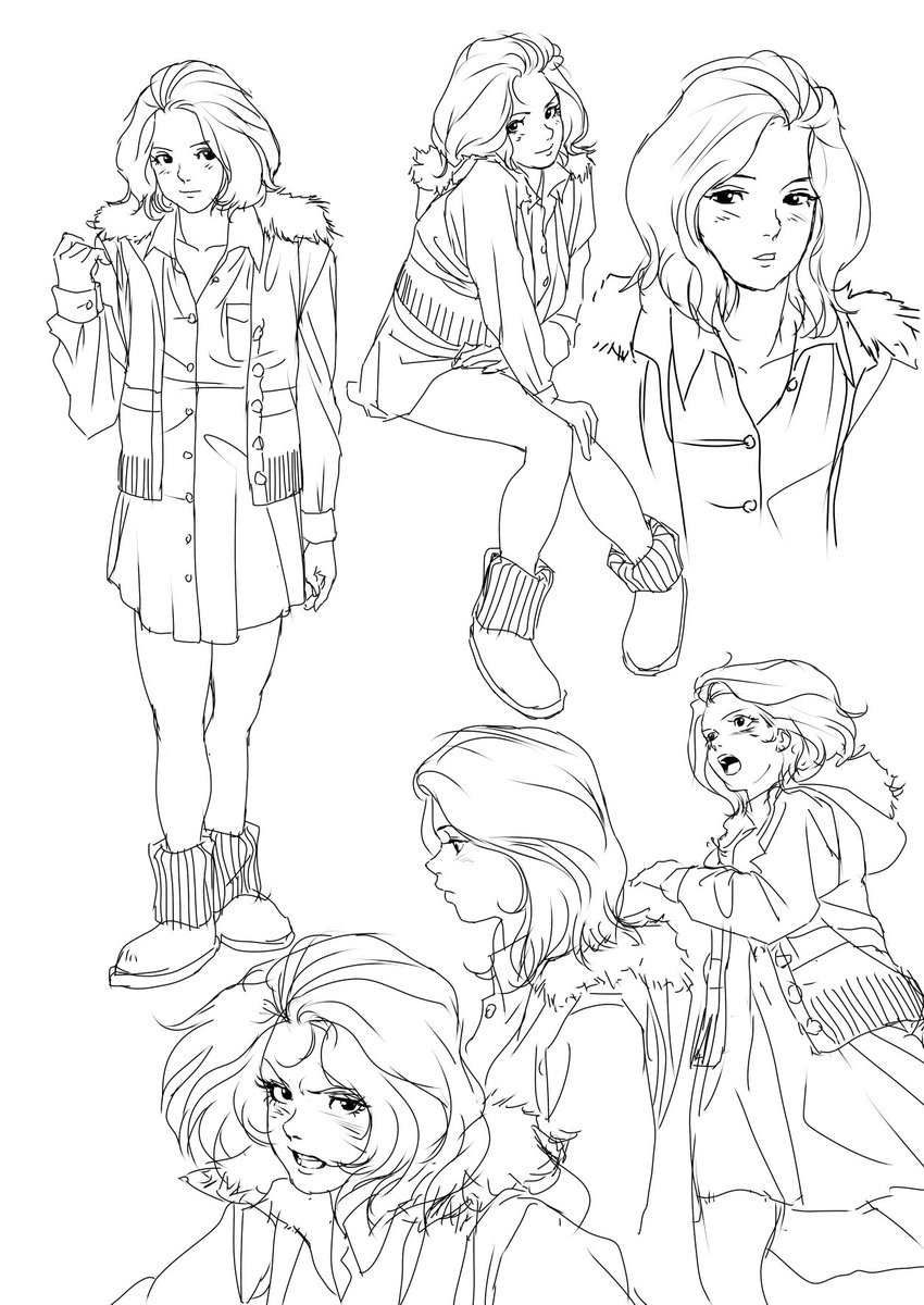 慣れるまで描き込みます。おやすみん… 