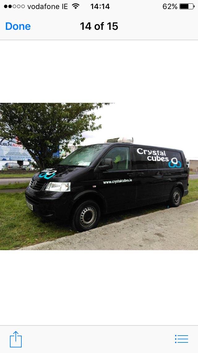 icecrystalcubes's tweet photo. New graphics for our van😁looking sweet ! Crystalcubes.ie https://t.co/w57GanWMbX