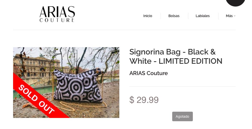 ARIASCouture's tweet photo. AGOTADAS!!! Felicitaciones a las afortunadas que compraron su #cartera edición limitada en https://t.co/uLpLYwM8aC ✨ #AriasModa #handbags https://t.co/3KgHTgULMh