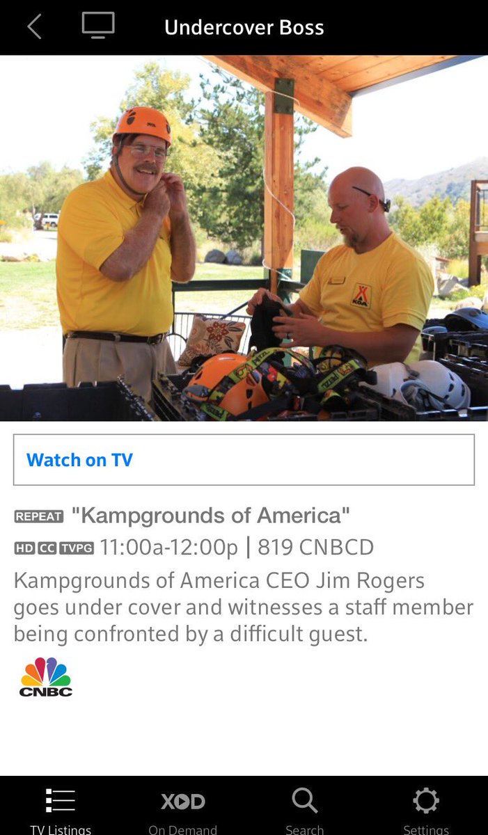 DaveTomlin's tweet photo. A #MemorialDay treat finding the @KOAKampgrounds episode of #UndercoverBoss on TV today. Only better way would being at a #Kampground now!⛺️ https://t.co/IxShiaeHrj