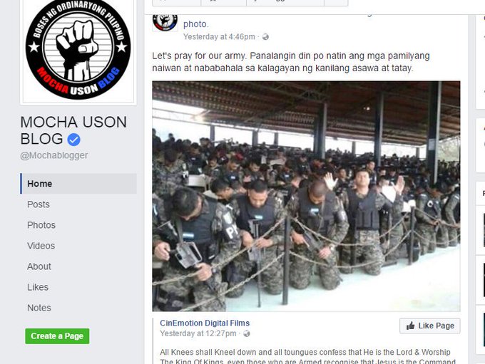 Fake News Photos Justifying The Return Of Martial Law To The Philippines The News Lens International Edition