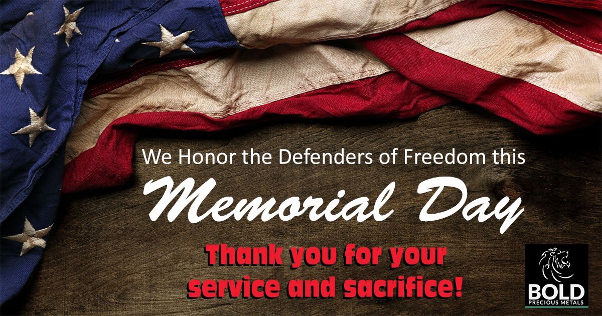 Bold_PM's tweet photo. To all who have served, thank you! #MemorialDay17 #John15:13 https://t.co/l4oIIA6fhC