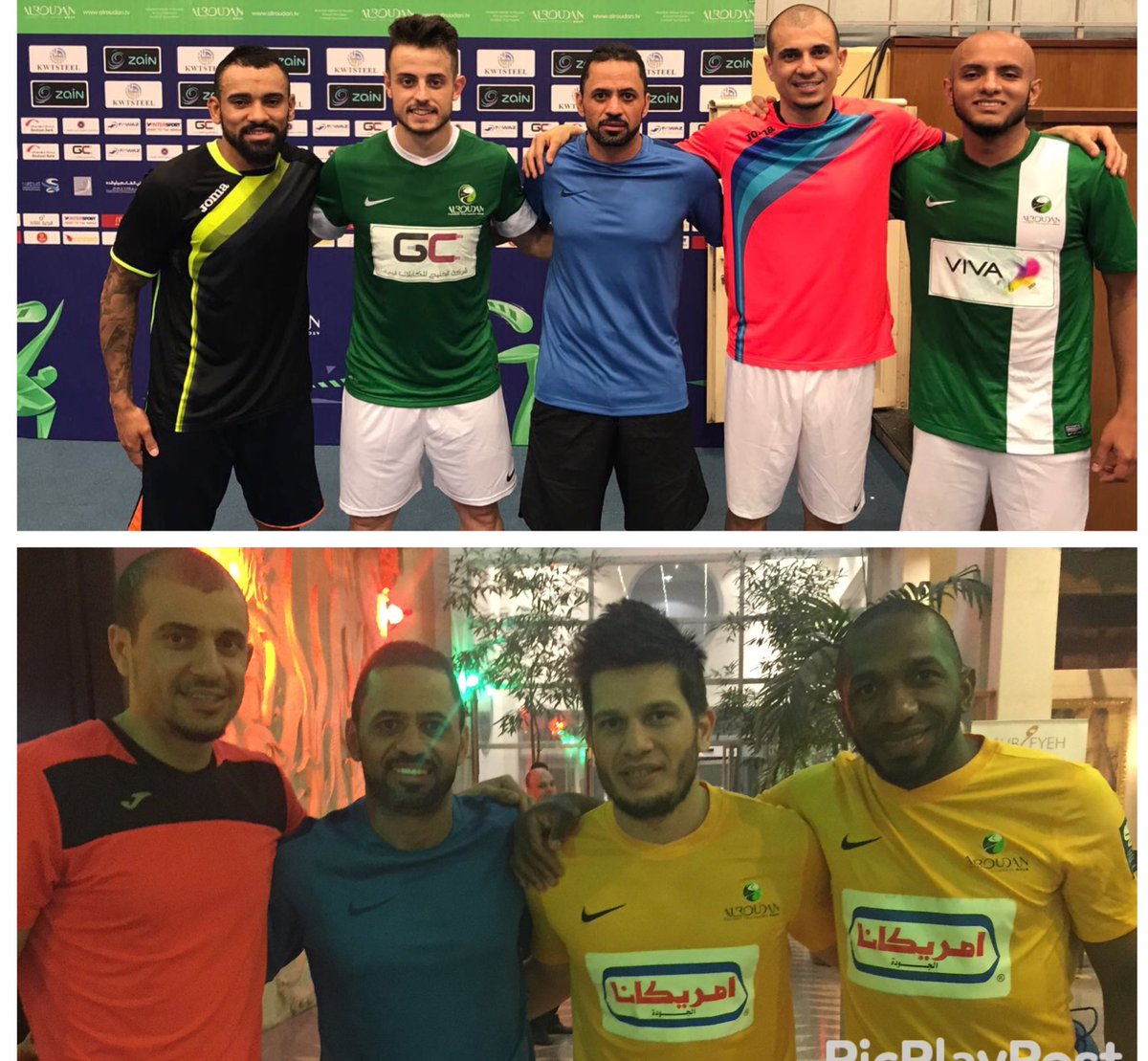 LinoGomesFutsal's tweet photo. Que alegria reencontrar os amigos!
@Hilalilovee @serginhoPta #vampe #sasha #pula #cabreuva #marco #alroundantournament 🇰🇼 https://t.co/kYVmIsunBe
