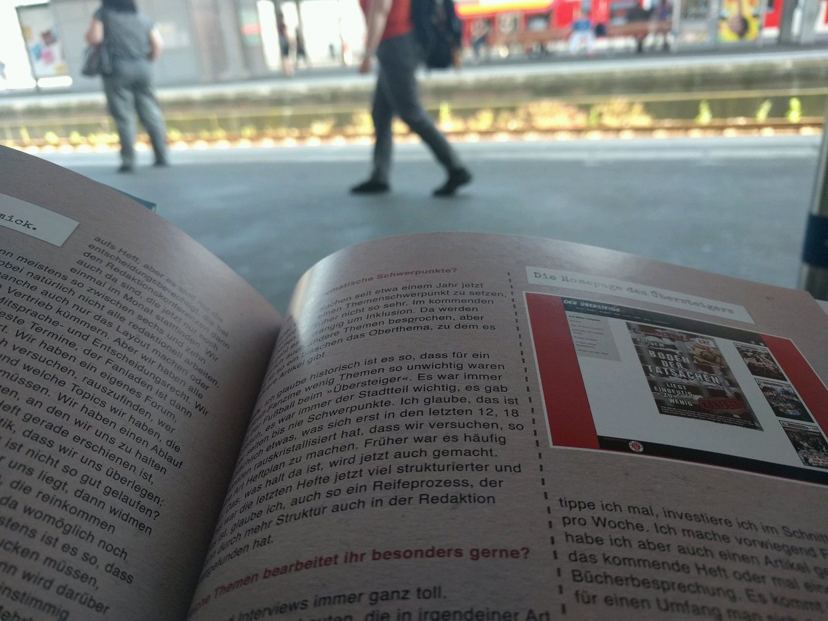 Zug fällt aus, Zeit für <a href="/Transparent_Mag/">Transparent-Magazin</a> und @DerUebersteiger