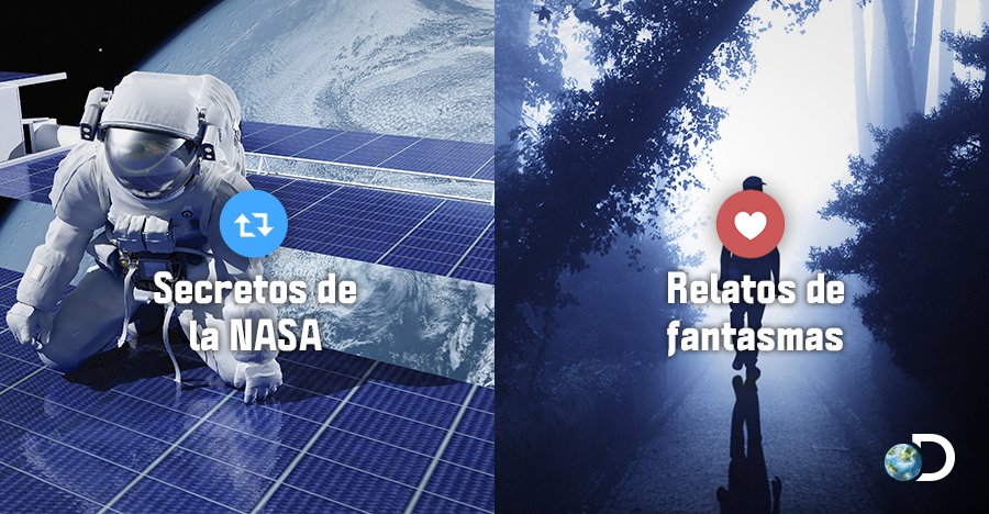 ¿Qué clases de misterios te generan más curiosidad? ¡Elige! #TuDiscovery